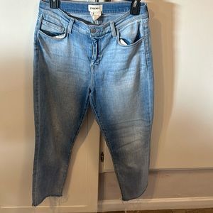 Lagence Raw hem jeans